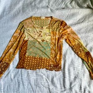 Altar’d state see through long sleeve top